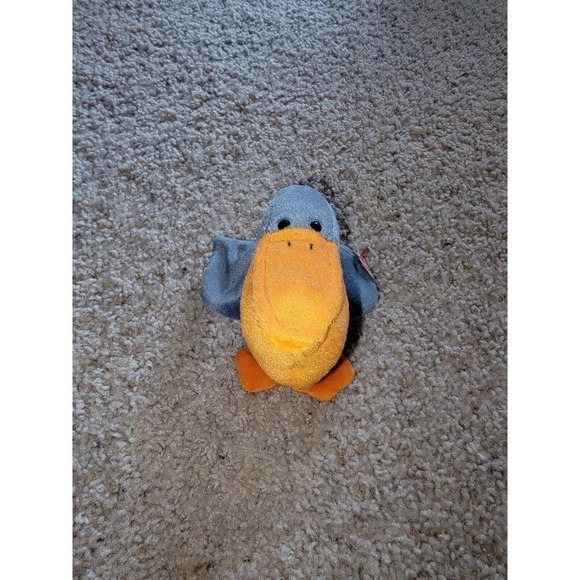 Scoop The Pelican Ty Beanie Baby DOB July 1,1996 Style 4107 As Pictured - Picture 6 of 6